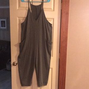 Dark Heather Gray jumper/romper